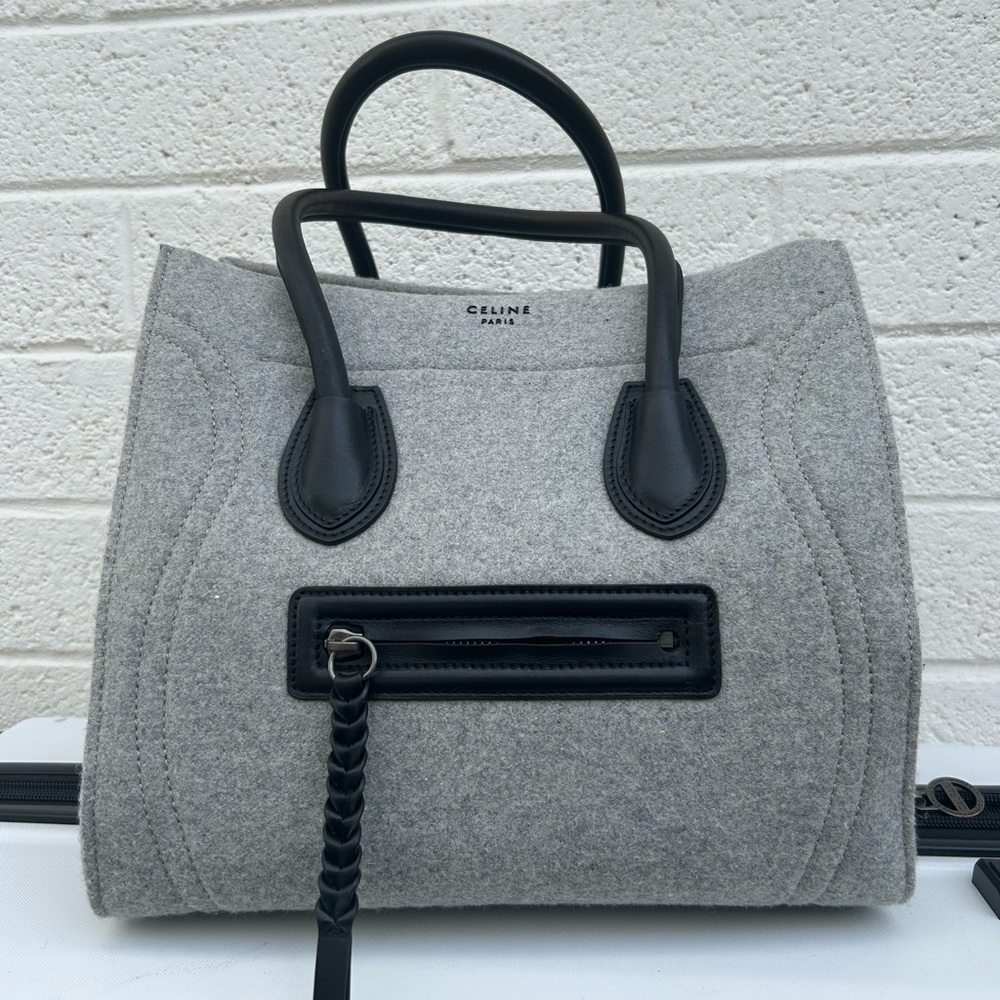 Celine Wool Luggage Phantom Medium